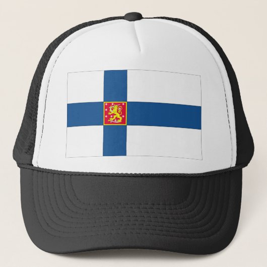 Casquette Drapeau d'État finlandais (Devant)