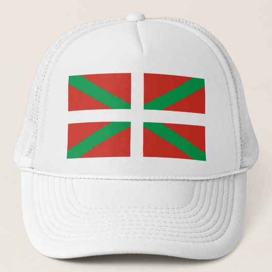 Casquette Drapeau d'Euskadi - pays Basque - Ikurri (Devant)