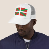 Casquette Drapeau d'Euskadi - pays Basque - Ikurri (En situation)