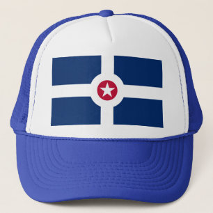 Casquette Drapeau d'Indianapolis, Indiana Trucker Hat