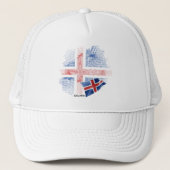 Casquette Drapeau d'Islande (Devant)