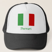 Casquette Drapeau d'Italien de Ferrari (Devant)