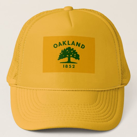 Casquette Drapeau d'Oakland, la Californie (Devant)