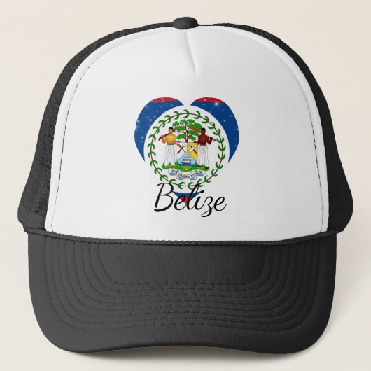 Casquette Drapeau du Belize. (Devant)