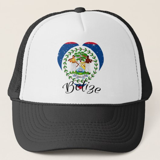 Casquette Drapeau Du Belize - (Devant)