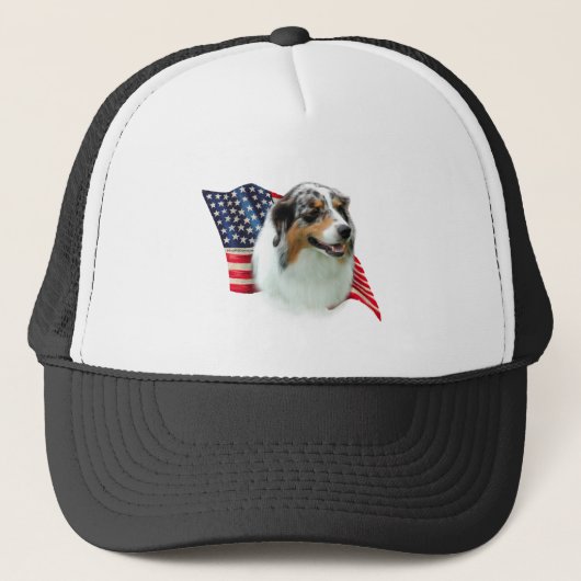 Casquette Drapeau du berger australien (Devant)