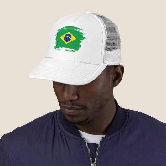 Casquette Drapeau du Brésil (En situation)