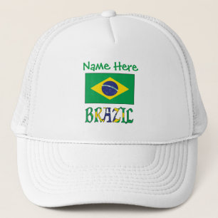 Casquette Drapeau du Brésil personnalisé Héritage