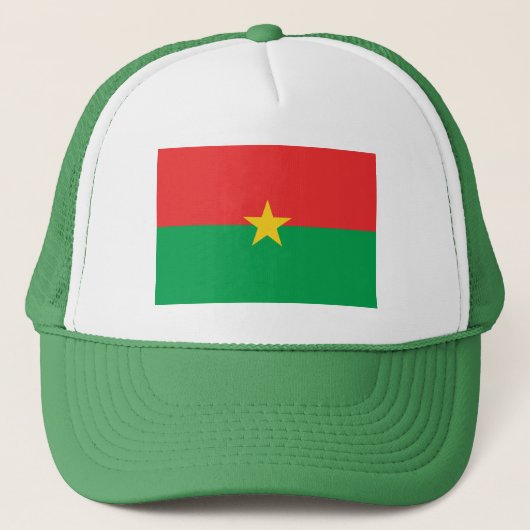Casquette Drapeau du Burkina Faso patriotique (Devant)