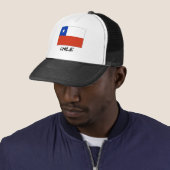 Casquette Drapeau du Chili (En situation)