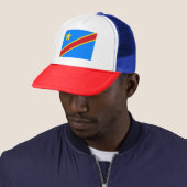 Casquette Drapeau du Congo Kinshasa (En situation)