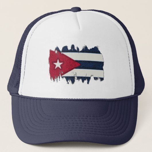 CASQUETTE DRAPEAU DU CUBA (Devant)