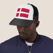 Casquette Drapeau du Danemark (En situation)
