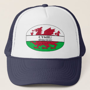 Casquette Drapeau Du Dragon Gallois Cymru Sefydlu Ym 1057