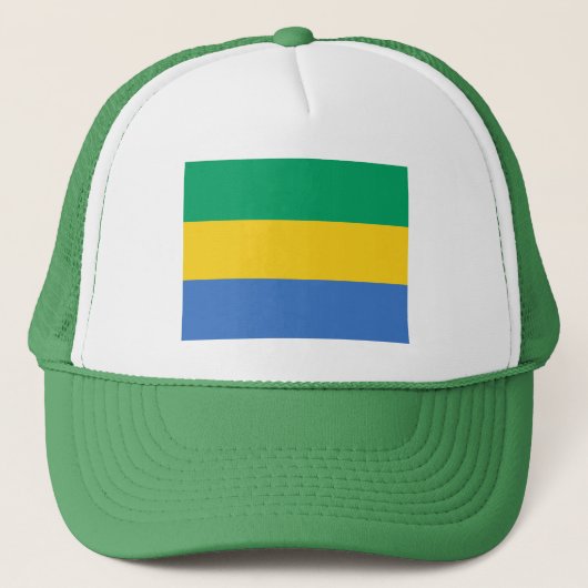 Casquette Drapeau du Gabon (Devant)