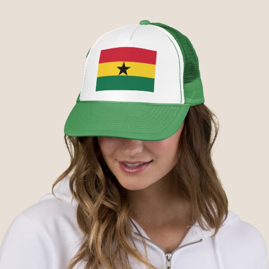 Casquette Drapeau du Ghana (En situation)