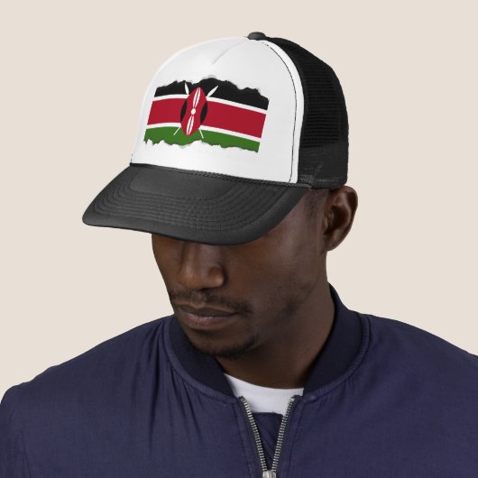 Casquette Drapeau du Kenya (En situation)
