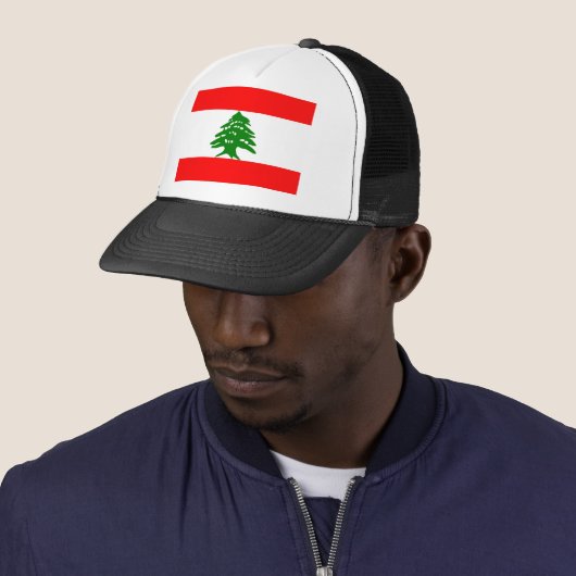 Casquette Drapeau du Liban (En situation)