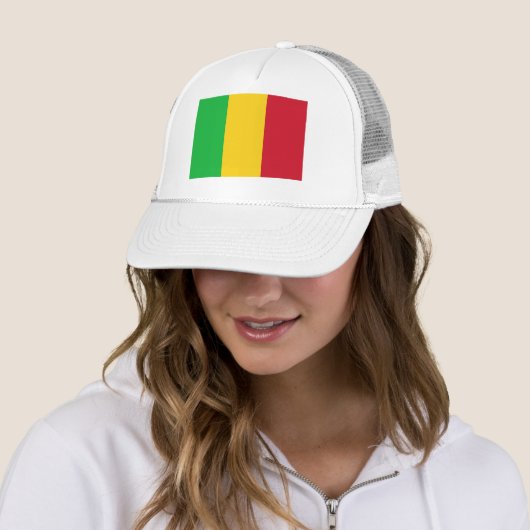 Casquette Drapeau du Mali (En situation)