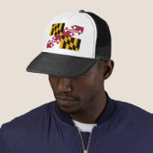 Casquette Drapeau du Maryland (En situation)