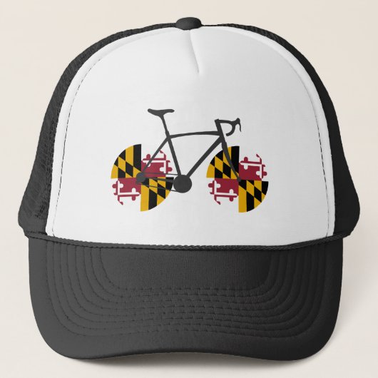 Casquette Drapeau du Maryland à vélo (Devant)
