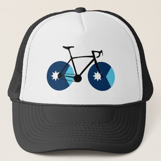 Casquette Drapeau du Minnesota à vélo (Devant)