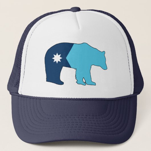 Casquette Drapeau du Minnesota ours (Devant)