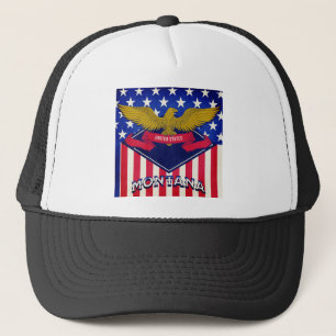 Casquette Drapeau du Montana États-Unis