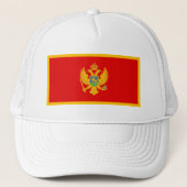 Casquette Drapeau du Monténégro (Devant)