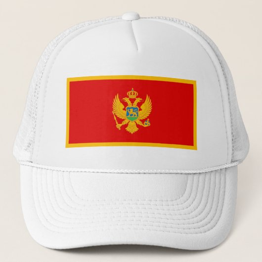 Casquette Drapeau du Monténégro (Devant)