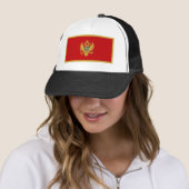 Casquette Drapeau du Monténégro (En situation)