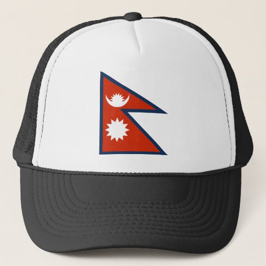 Casquette Drapeau du Népal (Devant)