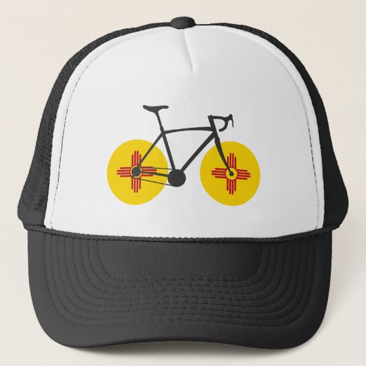 Casquette Drapeau du Nouveau-Mexique à vélo (Devant)