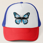 Casquette Drapeau du papillon du Botswana (Devant)