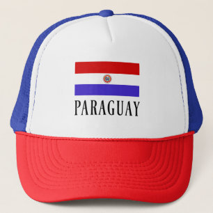 Casquette Drapeau du Paraguay étiqueté