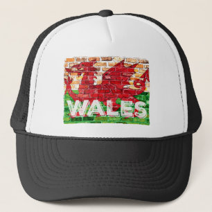 Casquette Drapeau du Pays de Galles en brique