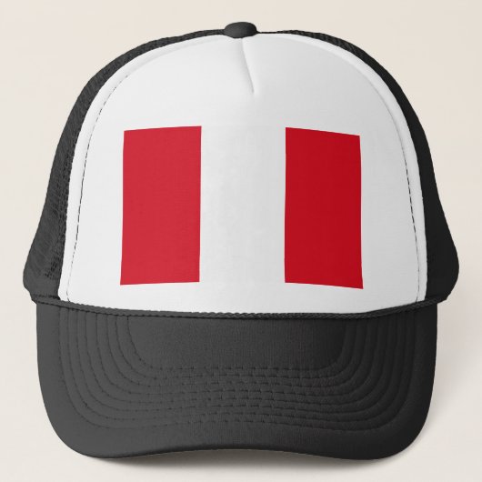 Casquette Drapeau du Pérou (Devant)