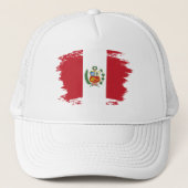 Casquette Drapeau du Pérou (Devant)