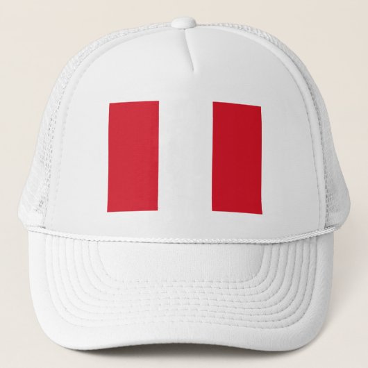 Casquette Drapeau du Pérou (Devant)