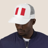 Casquette Drapeau du Pérou (En situation)