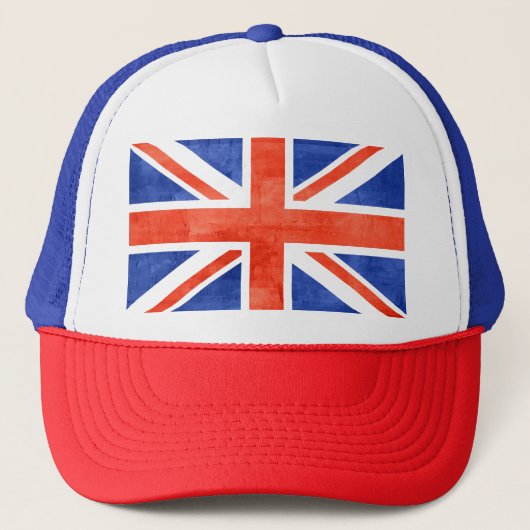 Casquette Drapeau du Royaume-Uni Grunge (Devant)