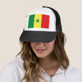 Casquette Drapeau du Sénégal (En situation)