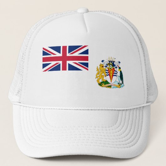 Casquette Drapeau du Territoire antarctique britannique (Devant)