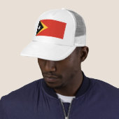 Casquette Drapeau du Timor oriental (En situation)
