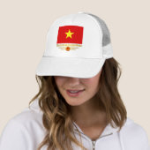 Casquette Drapeau du Vietnam (En situation)