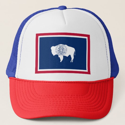 CASQUETTE DRAPEAU DU WYOMING (Devant)