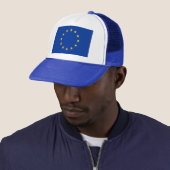 Casquette Drapeau d'Union européenne d'E. - (En situation)
