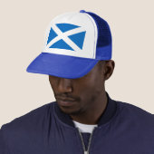 Casquette Drapeau écossais Saltire (En situation)