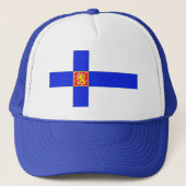 Casquette Drapeau finlandais (Devant)