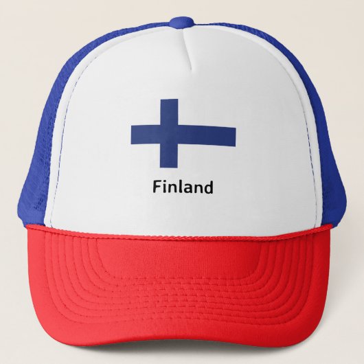 Casquette Drapeau Finlande (Devant)